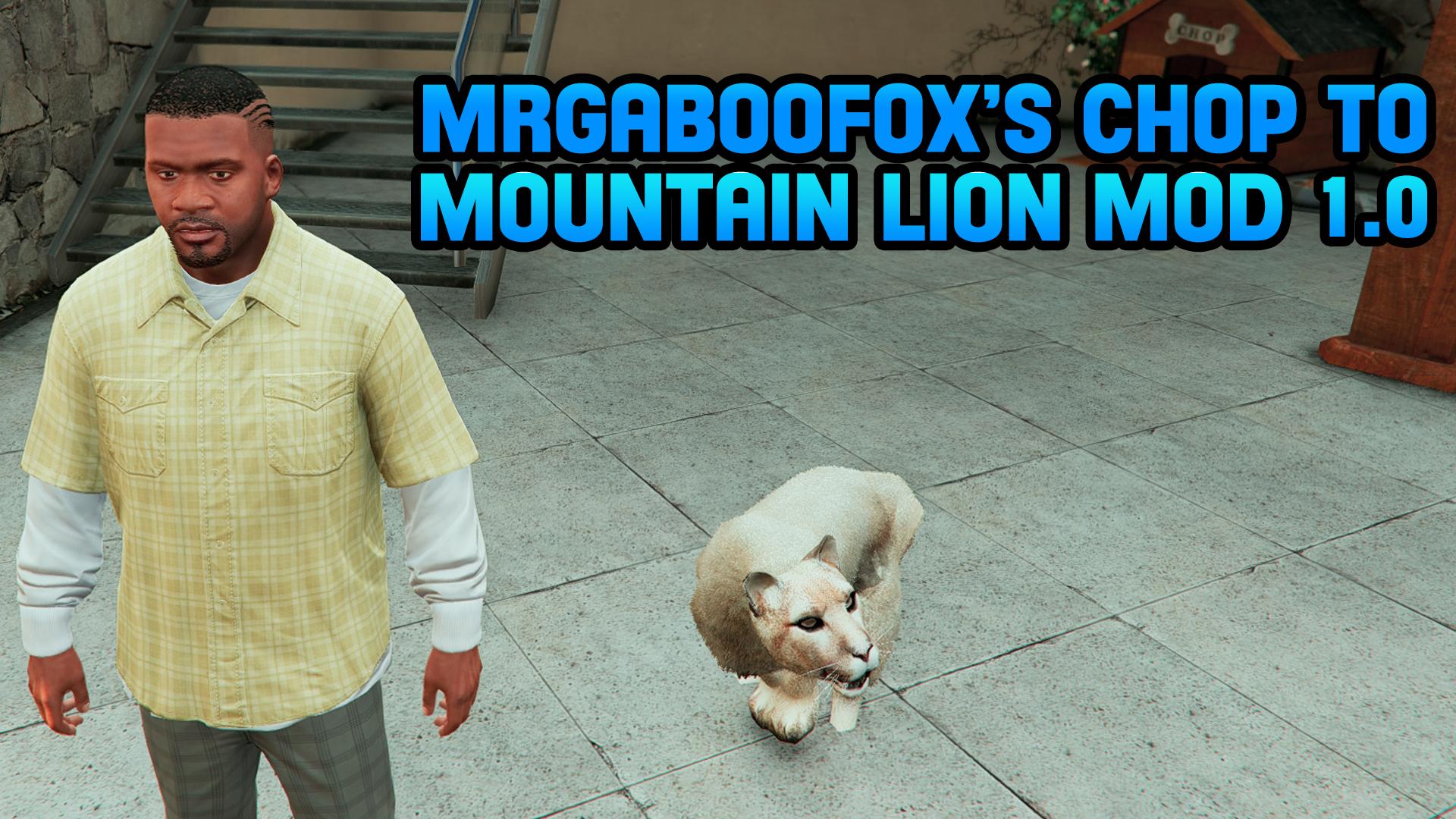 gta 5 mountain lion mod